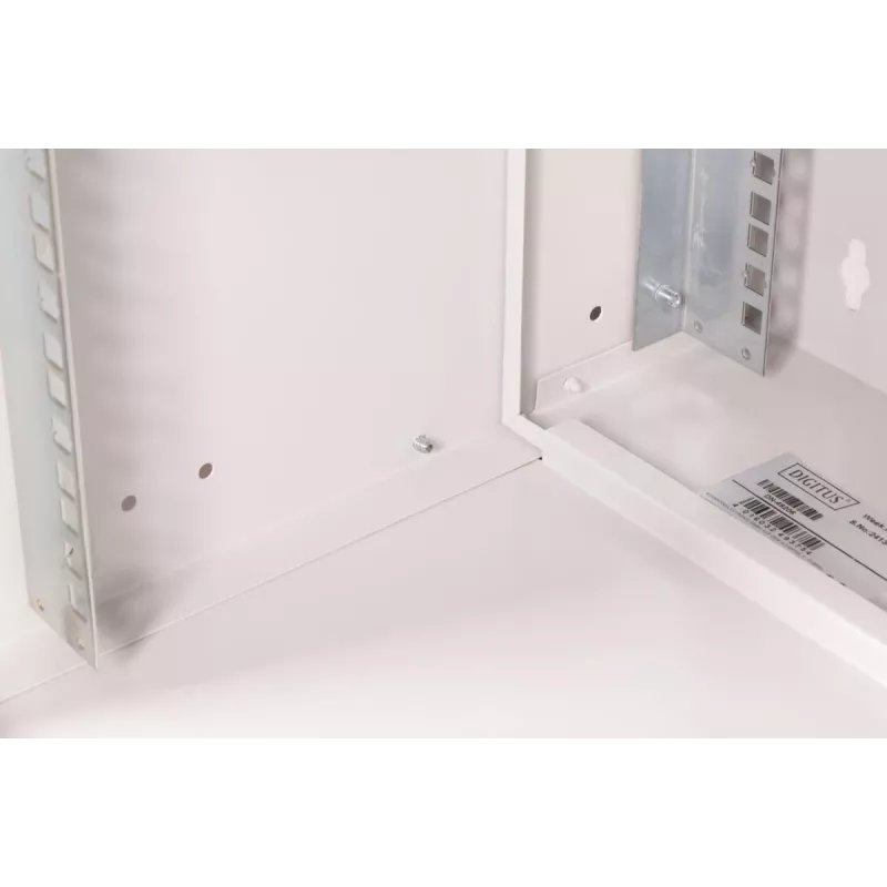 DIGITUS 19 inch 12U wandmontagekast SOHO Pro geperforeerde deur 595 x 540 x 400mm ongemonteerd gr