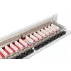 DIGITUS DN-91624S-EA 19 inch patchpaneel, CAT6A klasse EA, afgeschermd, 24 poorten RJ45, LSA, 1U, lichtgrijs RAL 7035