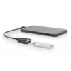 DIGITUS USB 2.0 adapterkabel, OTG, Type Micro B - A M/F, 15 cm, USB 2.0 conform, haaks, zwart