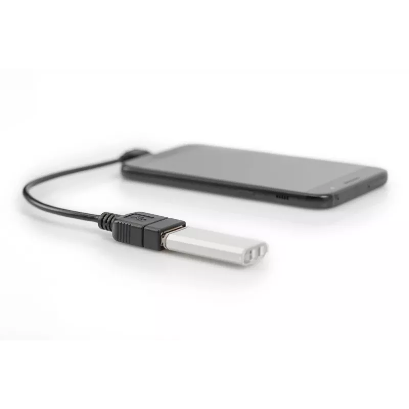 DIGITUS USB 2.0 adapterkabel, OTG, Type Micro B - A M/F, 15 cm, USB 2.0 conform, haaks, zwart