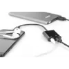 DIGITUS USB Type-C splitterkabel, type C – 3,5 mm + type C M/F/F, 20 cm zwart