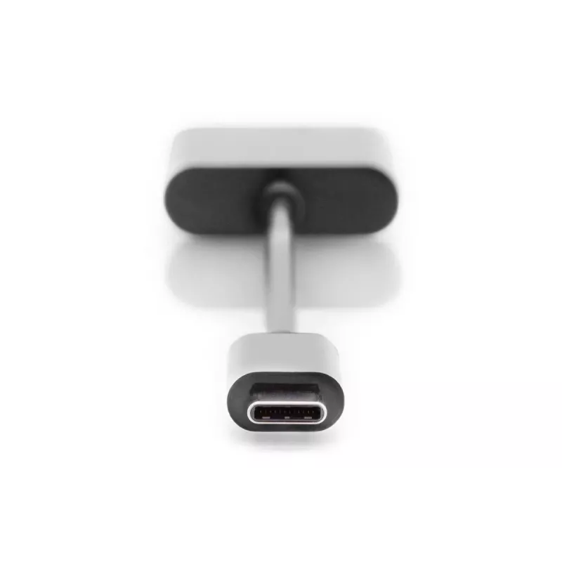 DIGITUS USB Type-C splitterkabel, type C – 3,5 mm + type C M/F/F, 20 cm zwart