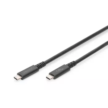 DIGITUS USB 4.0 verbindingskabel Type-C naar Type-C max. resolutie 8K 30Hz PD3.0 40Gbit/s 1m