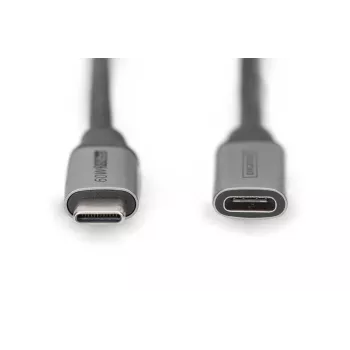 DIGITUS USB-C/M naar USB-C/W PD60W Gen1 USB3.0 verlengkabel 1m 4K@60Hz