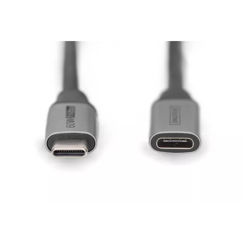 DIGITUS USB-C/M naar USB-C/W PD60W Gen1 USB3.0 verlengkabel 1m 4K@60Hz