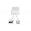 DIGITUS Gigabit USB-A PoE-splitter USB Type-A female