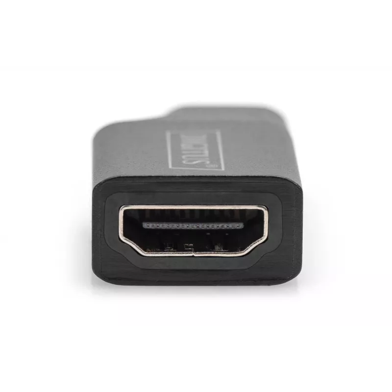 Digitus 4K USB-adapter USB-C naar HDMI-A zwart aluminium