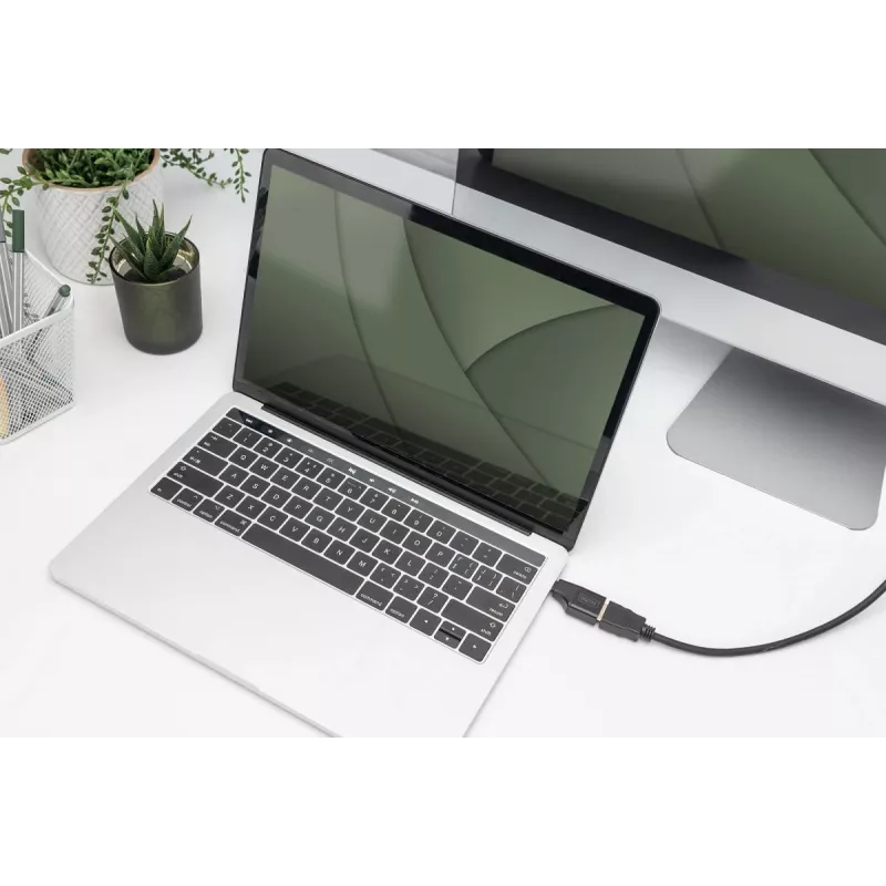 Digitus 4K USB-adapter USB-C naar HDMI-A zwart aluminium