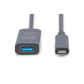DIGITUS actieve USB-C verlengkabel – 10G USB 3.2 Gen2 USB-C – USB-A (M/F) – 5 m