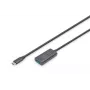 DIGITUS Actieve USB-C-verlengkabel – 5G USB 3.2 Gen1 USB-C – USB-A (M/F) – 5 m