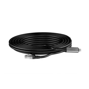 DIGITUS USB-C 3.2 Gen1 - RJ45 Ethernet-kabel - CAT6a S/FTP zwart - 3 m