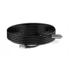 DIGITUS USB-C 3.2 Gen1 - RJ45 Ethernet-kabel - CAT6a S/FTP zwart - 15 m