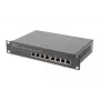 DIGITUS 8-poorts Gigabit PoE-switch 10 inch 8x10/100/1000Mbps RJ45 PoE 96W