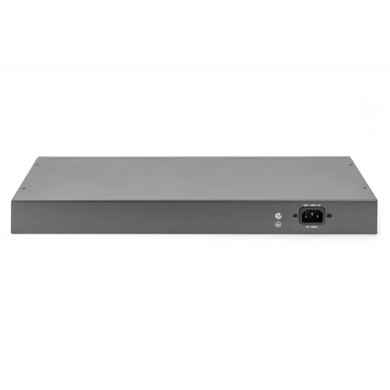 Digitus DN-95343 24-poorts Fast Ethernet PoE-switch, 2x Gigabit Combo TP/SFP, 370 W
