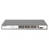 Digitus DN-95343 24-poorts Fast Ethernet PoE-switch, 2x Gigabit Combo TP/SFP, 370 W