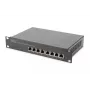 DIGITUS 8-poorts Gigabit Ethernet-switch 10 inch 8x10/100/1000Mbps RJ45