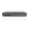 DIGITUS 8-poorts Gigabit Ethernet-switch 10 inch 8x10/100/1000Mbps RJ45