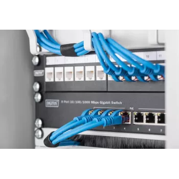 DIGITUS L2 Managed Gigabit Ethernet PoE-switch 8-poorts PoE, 10 inch, 80W PoE-budget