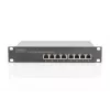 DIGITUS L2 Managed Gigabit Ethernet PoE-switch 8-poorts PoE, 10 inch, 80W PoE-budget