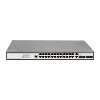 DIGITUS L2 managed Gigabit Ethernet-switch 24-poorts + 2 combo- en 2 SFP-uplinkpoorten
