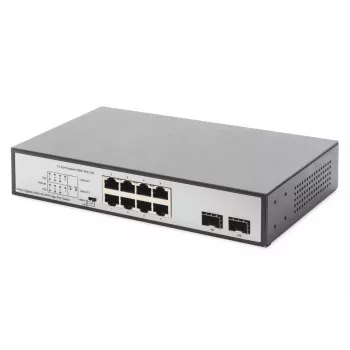 Unmanaged switch Digitus DN-95140 8-poorts Gigabit PoE