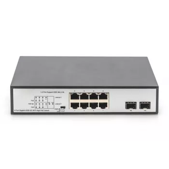 Unmanaged switch Digitus DN-95140 8-poorts Gigabit PoE