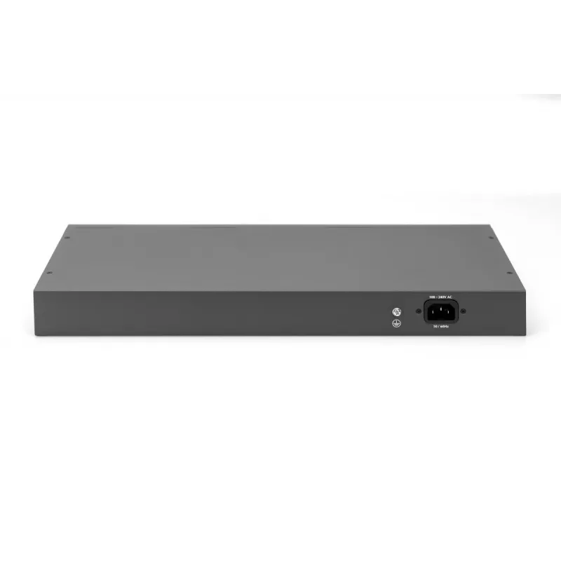 DIGITUS Fast Ethernet PoE-switch 16-poorts PoE + 2 combo. 250 W PoE-budget