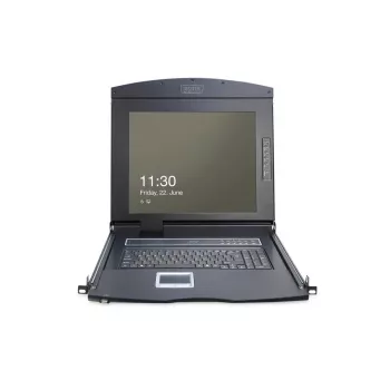 DIGITUS Modulaire console 17 TFT & touchpad zonder toetsenbord zonder KVM-module