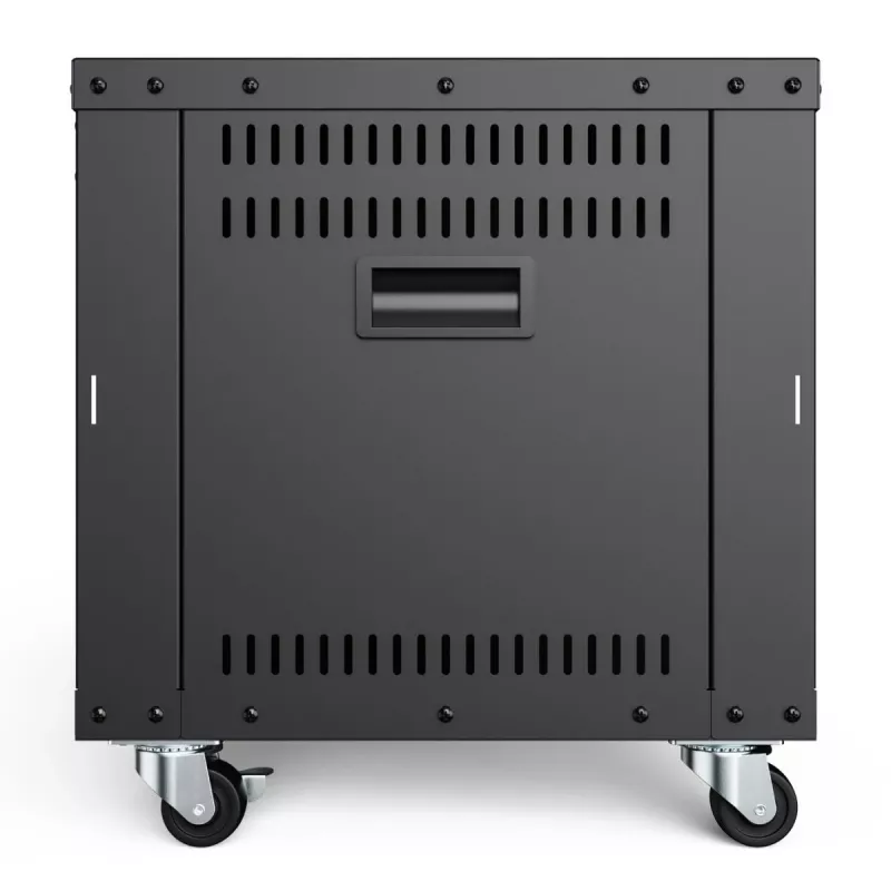 DIGITUS 8U AVS-rack 420x507x460mm schroefdraadgaten wielen zwart