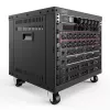 DIGITUS 8U AVS-rack 420x507x460mm schroefdraadgaten wielen zwart