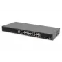 DIGITUS Gigabit Ethernet-switch met PoE-injector 24 poorts L2 Managed 2 SFP uplink
