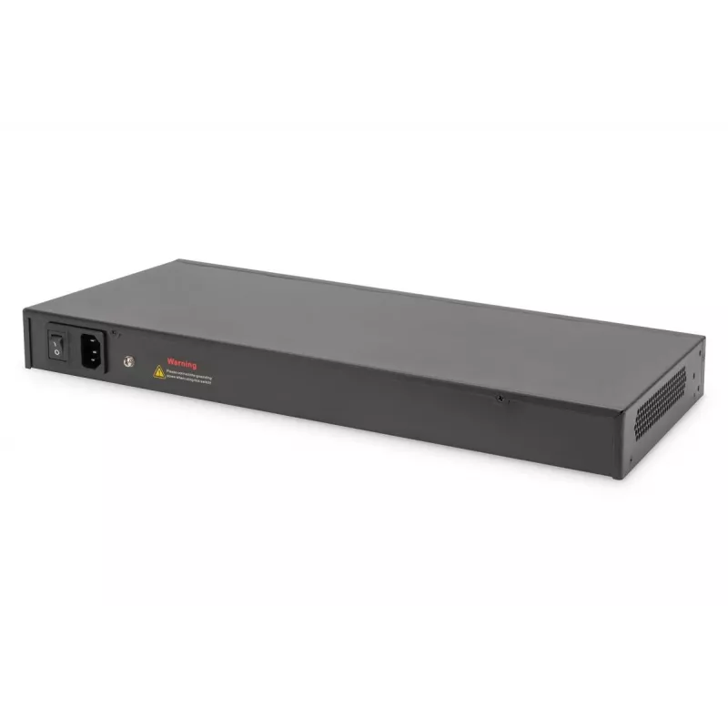 DIGITUS Gigabit Ethernet-switch met PoE-injector 24 poorts L2 Managed 2 SFP uplink