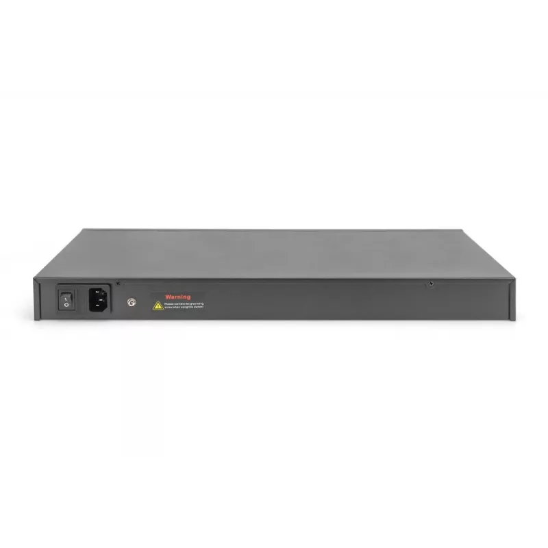 DIGITUS Gigabit Ethernet-switch met PoE-injector 24 poorts L2 Managed 2 SFP uplink