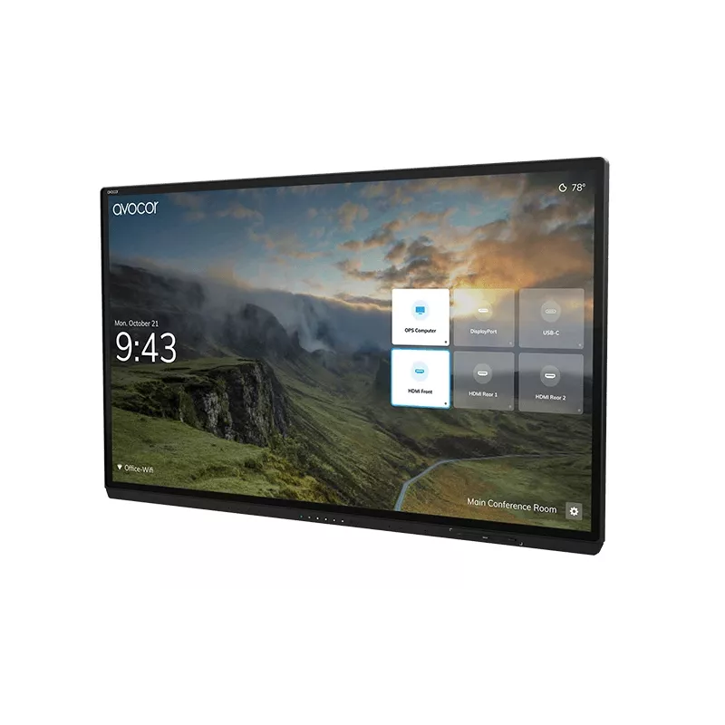 AVOCOR Avg-7560 75in 4k glas LED interactief display