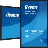 iiyama T4329AS-B1AG computermonitor 108 cm (42,5 inch) 3840 x 2160 pixels 4K Ultra HD LED touchscreen zwart