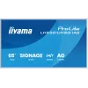 iiyama LH6581UHSG-1AG Signage Display Digital Signage flatscreen 163,8 cm (64,5 inch) Wi-Fi 500 cd/m² 4K Ultra HD wit geïntegreerde processor Android 24/7