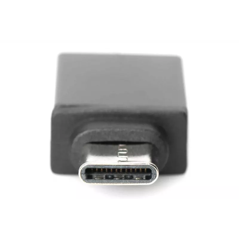DIGITUS USB Type-C adapter, Type-C naar A SuperSpeed, zwart