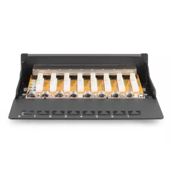 DIGITUS patchpanel CAT6 8-poorts afgeschermd zwart