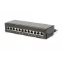 Patchpanel Digitus desktop CAT 6A klasse EA afgeschermd zwart