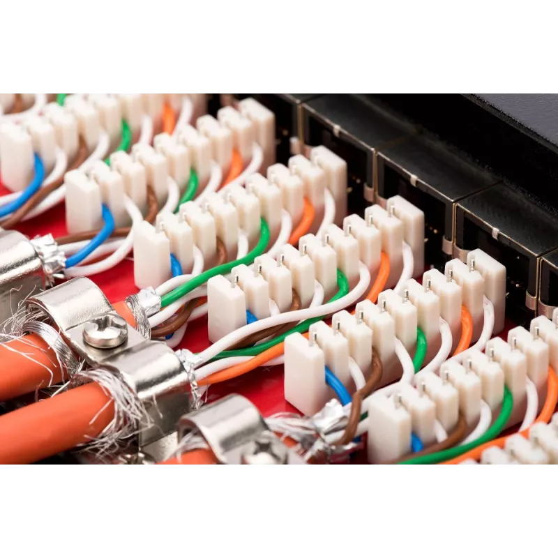 Patchpanel Digitus desktop CAT 6A klasse EA afgeschermd zwart