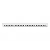 DIGITUS patchpanel CAT6A EA afgeschermd, 24-poorts RJ45 stofbescherming, 8P8C, 0,5U, grijs RAL 7035