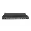 DIGITUS CAT6A patchpanel, afgeschermd, 12-poorts, 1/2U, 10 inch rackinbouw, zwart RAL 9005