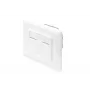 DIGITUS CAT6A klasse EA netwerkdoos, afgeschermd 1x RJ45, LSA, zuiver wit, inbouw, 8 richtingen