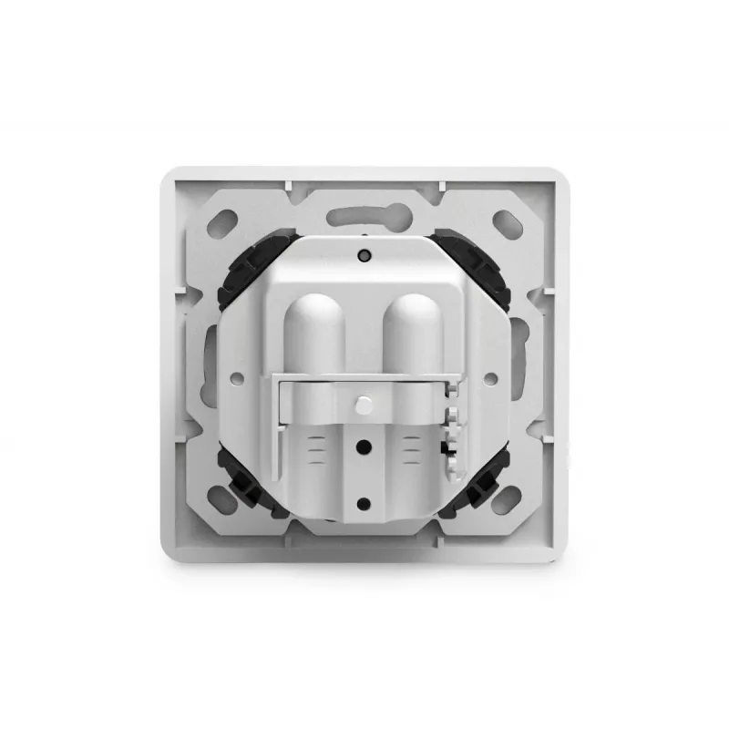 DIGITUS CAT6A klasse EA netwerkdoos, afgeschermd 1x RJ45, LSA, zuiver wit, inbouw, 8 richtingen