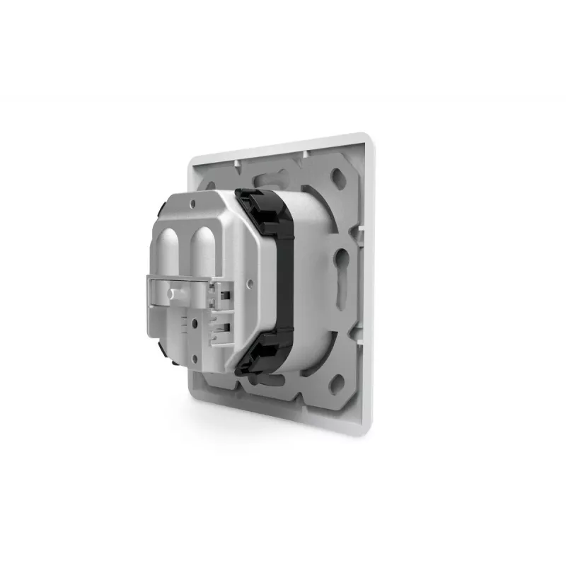 DIGITUS CAT6A klasse EA netwerkdoos, afgeschermd 1x RJ45, LSA, zuiver wit, inbouw, 8 richtingen