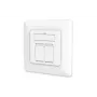 DIGITUS CAT6A klasse EA netwerkdoos, afgeschermd 2x RJ45, LSA, zuiver wit, inbouw, 8 richtingen