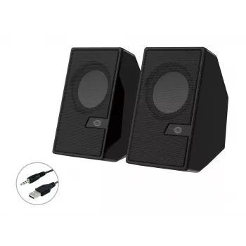 Conceptronic BJORN 2.0-kanaals computerluidspreker met Bluetooth, 6 W