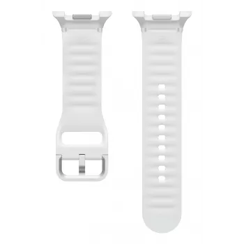 Samsung Sport Band (S/M) voor Galaxy Watch8 | Watch8 Classic, armband, smartwatch, wit, Samsung, Galaxy Watch8 | Watch8, rubber