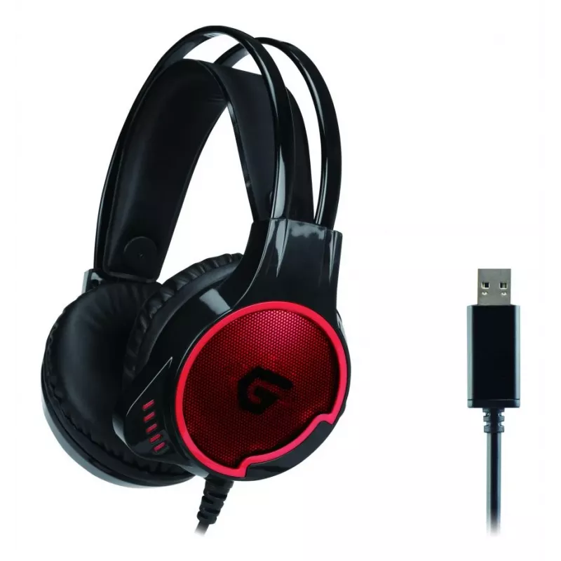 Conceptronic ATHAN U1, 7.1-kanaals surround sound gaming USB-headset