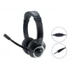 Conceptronic POLONA02B hoofdtelefoon/headset bedraad hoofdband gaming zwart